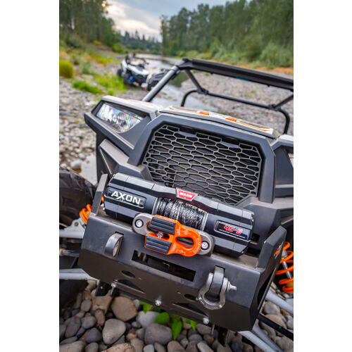 FLATLINK XTV WINCH SHACKLE MOUNT -- SILVER - OK4WD