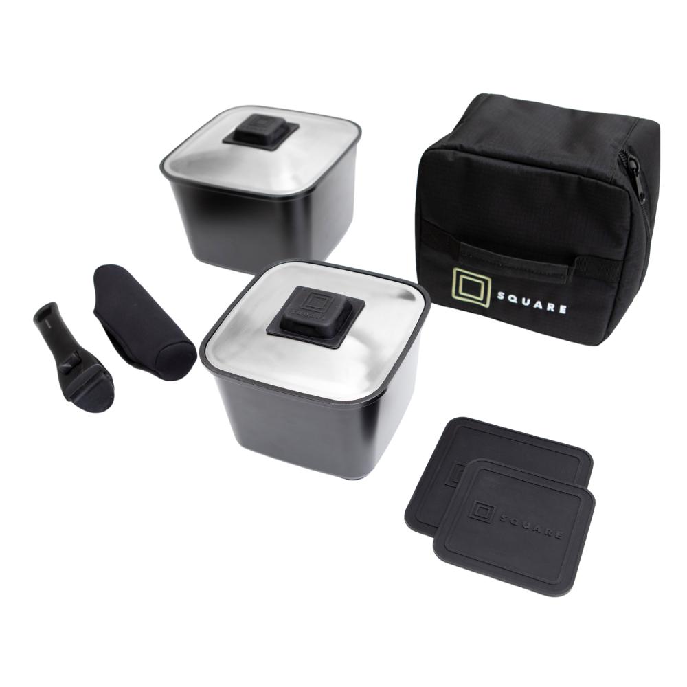 The Square Potset Stackable Camp Cookware