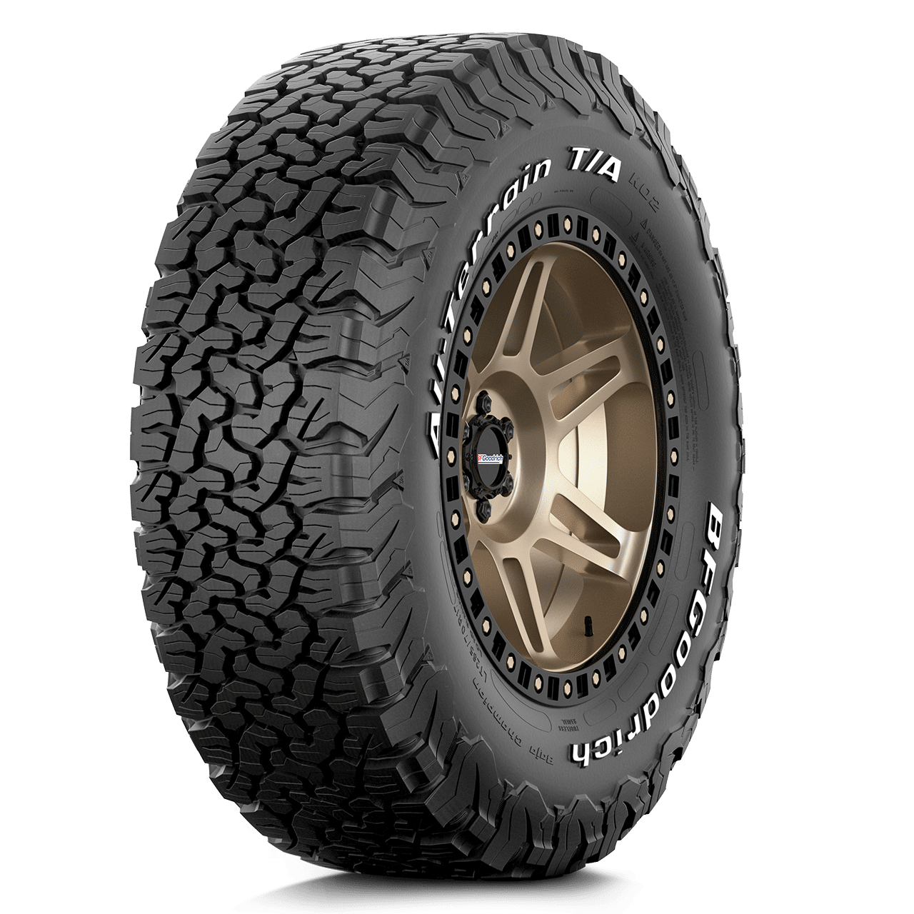希少 BF Goodrich All-Terrain KO2 LT245/70R16 夏タイヤ ソリッドレーシング タービンZ1 16インチ 7J5HPCD139.7±0 ビートロック （VTP462MS） BFGoodrich All-Terrain T/A KO2 LT245/70R17 119/116S - OK4WD