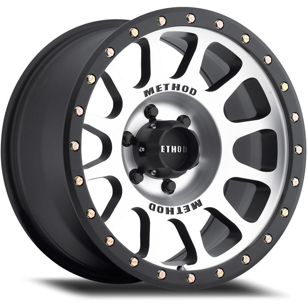 Method MR305 NV 17x8.5 0mm Offset 5x150 116.5mm CB Machined/Black