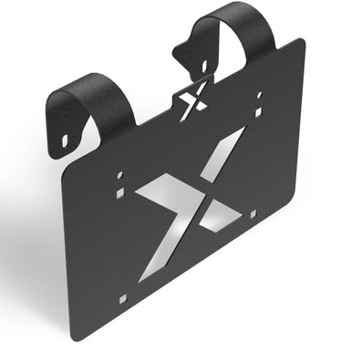 Ex-Guard Black Powder Coated License Plate Bracket - OK4WD