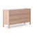 EQ3 Ora Double Dresser Canadian made from solid wood perfect for small-space living. Finger-jointed details reveal the nature of solid Douglas fir.