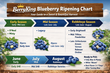 Blueberry Ripening Chart