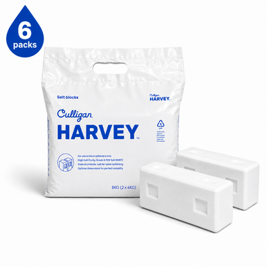 6 bags of Harvey Block Water Softener Salt