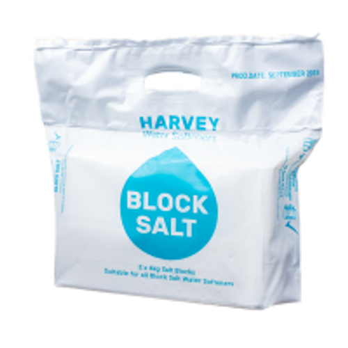 9 bags of Harvey Block Water Softener Salt