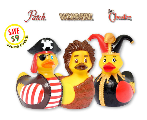 Patch®, Duckanderthal® & Chester®