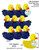 10pc Party Pack of 2.5" Little Ducknaked Color-Changing Rubba Ducklet.  Delivered with tags and polybagged.  To activate his condition (color-changing abilities); simply place Little Ducknaked on your car dash or,  your Jeep's "duck pond" and watch the warmth of the sun transform its blue bubbly coat to strip away becoming Ducknaked.