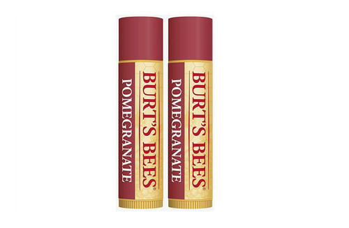 Burt's Bees Lip Balm, Pomegranate Oil, Burgundy, 0.15oz (Pack of 2)