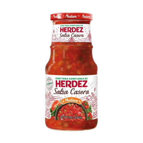 HERDEZ Salsa Dips, 16oz (Pack of 12)