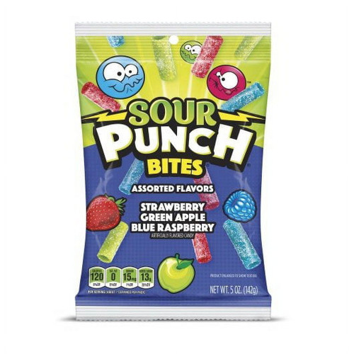 Sour Punch Bites, 5 oz (Pack of 12)