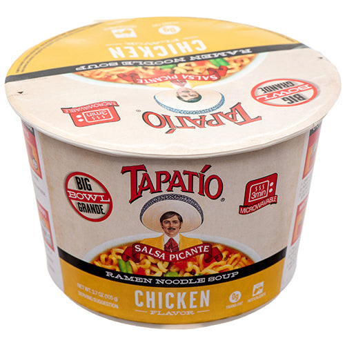 Tapatio Chicken  Flavor Ramen Noodle, 3.7oz (Pack of 6)