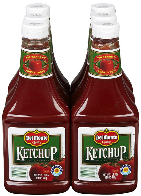 Del Monte Ketchup, 24 oz (Pack of12)