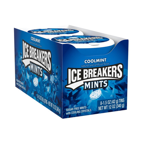 Ice Breakers Mints Coolmint, 1.5oz (Pack of 8)
