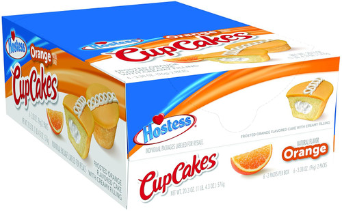 Hostess Cupcakes, Orange, 3.38oz (6 Count)