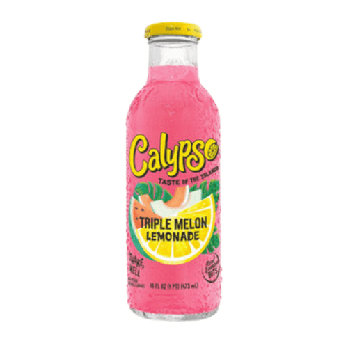 Calypso Lemonades Triple Melon Lemonade, 16 Fl Oz (Pack of 12)