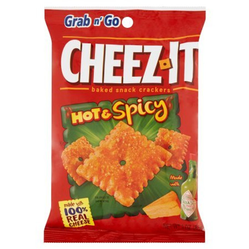 Cheez-It Hot and Spicy Crackers, 3 oz. (Pack of 6)