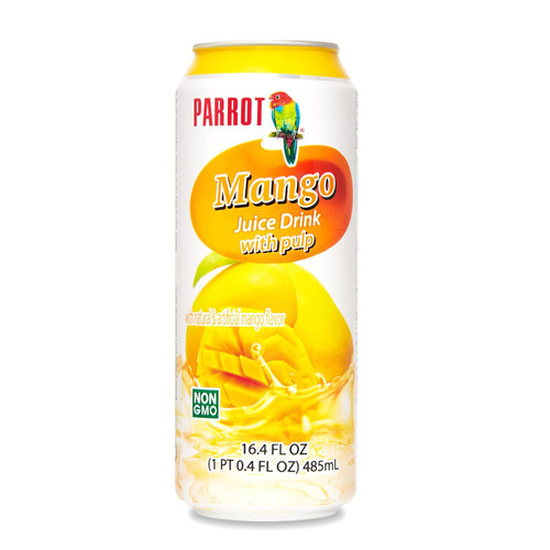 Parrot Brand Mango Juice Drink, 16.40 fl oz (Pack of 12)