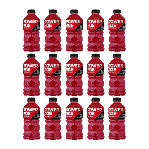 POWERADE Sport Drink Bottles Fruit punch, 28 fl oz (Pack of 15)