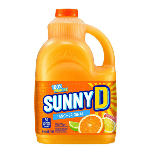 SunnyD Orange Drink, Tangy Original, 128oz (Pack of 4)