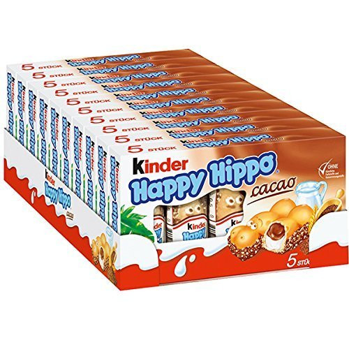 Kinder Happy Hippo Hazelnut 3.65oz (Pack of 10)