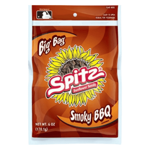 SPITZ Smoky Sunflower Seed, BBQ, 6-Ounce (Pack of 9)
