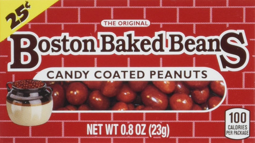 Ferrara Boston Baked Beans Candy Coated Peanuts, 0.80oz (Pack of 24)