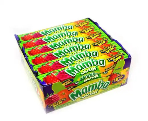 Mamba Candy, 2.65oz (Pack of 24)