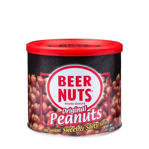 BEER NUTS Original Peanuts, 12oz (Pack of 12)