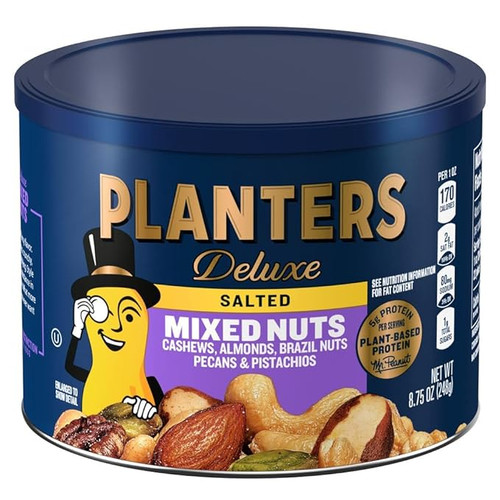 Planters Deluxe Mixed Nuts, 8.75 oz (Pack of 12)