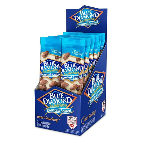 Blue Diamond Almonds Snack Pack, 1.5oz (Pack of 12)