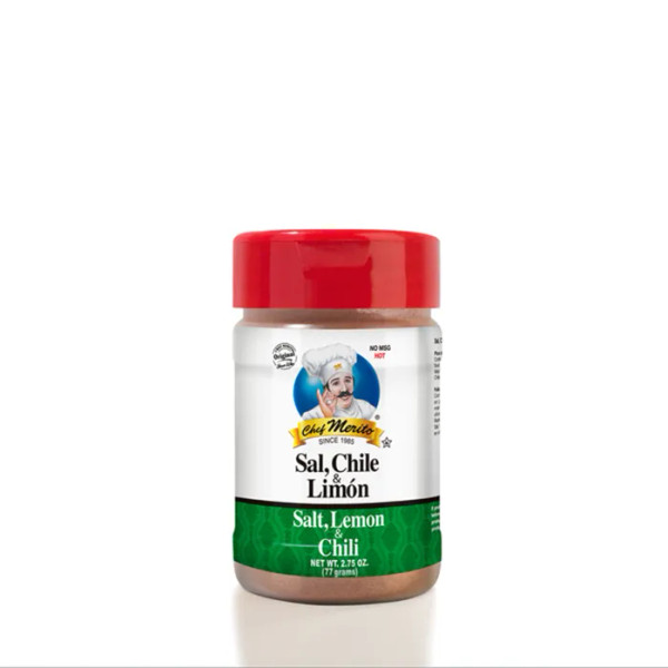 Chef Merito Sal, Chile y Limon Seasoning Powder, 2.5oz