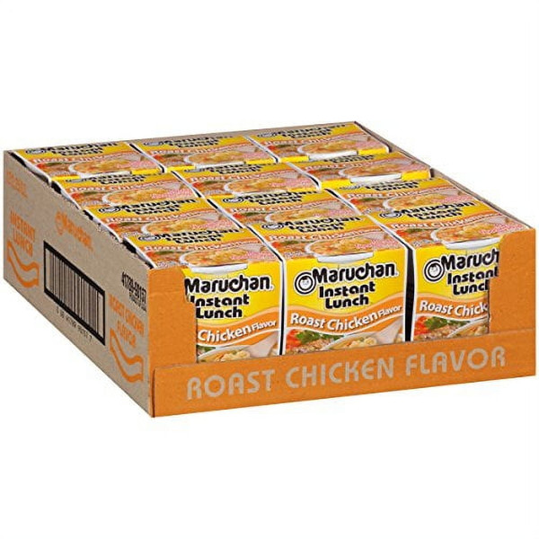 Maruchan Instant Lunch Roast Chicken Flavor, 2.25 oz (Pack of 12)