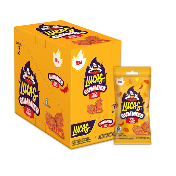 Lucas Spicy Gummies (Pack of 12)