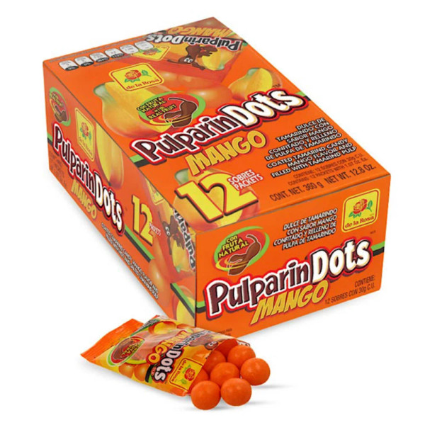 PulparinDots Tamarind Candy Dots (Pack of 12)