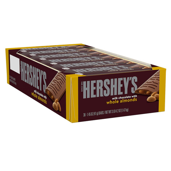 Hershey Chocolate Candy – Almond, Milk, Dark, & Kisses