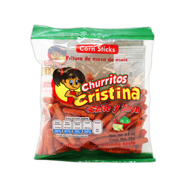 Cristina Churritos, 2.8oz (Pack of 24)