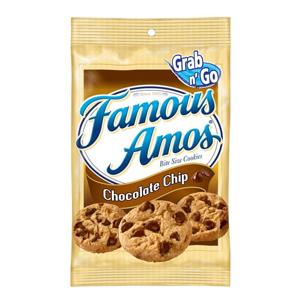 Famous Amos Cookies Chocolate Chip 3 oz (Pack of 6)