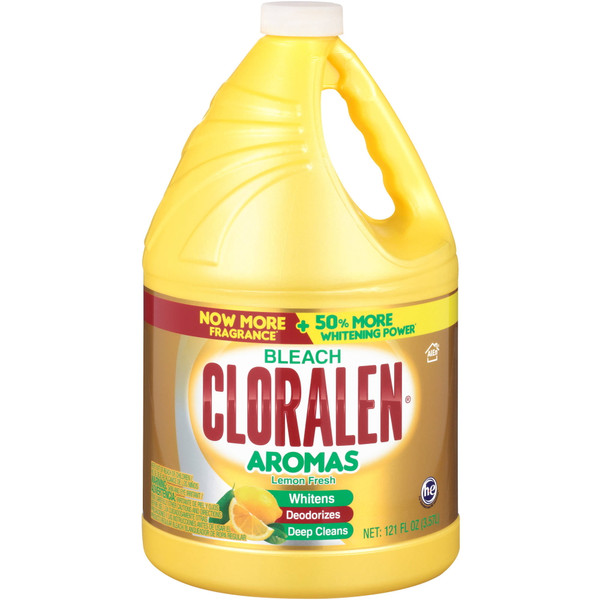 CLORALEN Aromas Lemon Fresh Bleach, 121 Ounces (Pack of 6)