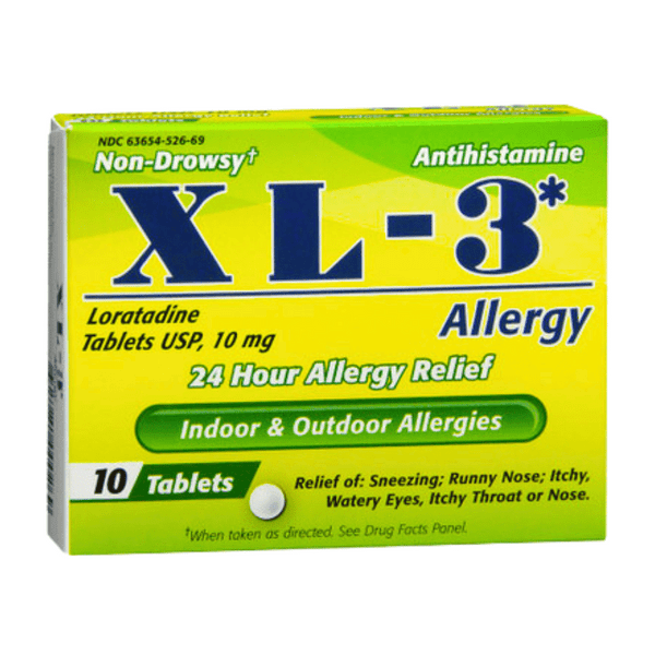 XL-3 Allergy, 10 tablets (Pack of 6)
