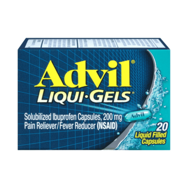 Advil Liqui-Gels Pain Relief, 20 Capsules (Pack of 6)
