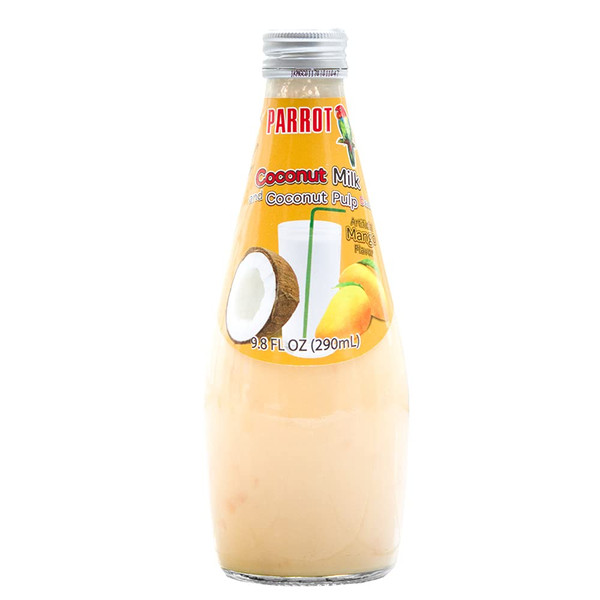 Parrot Coconut Milk Drink Mango with Pulp 290ml (Pack Of 12)