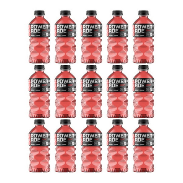 POWERADE Sport Drink Bottles Strawberry Lemonade, 28 fl oz (Pack of 15)