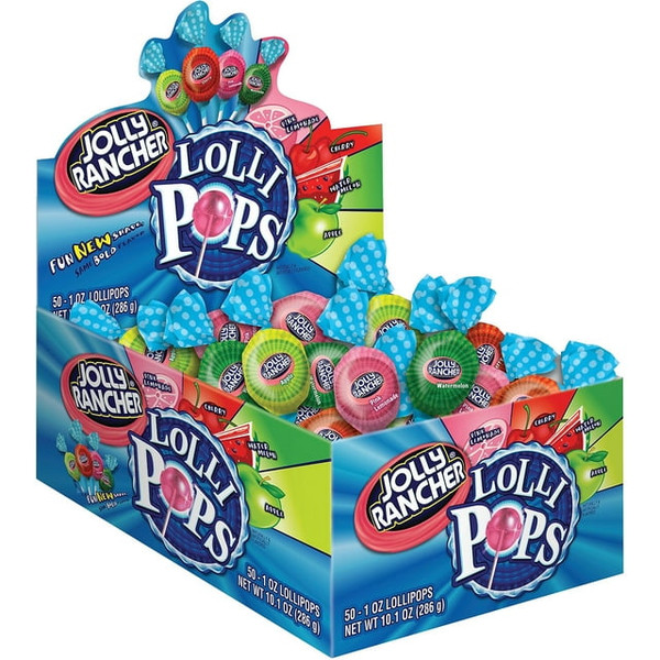 Jolly Rancher Lollipops, Original Flavors, 50 Count