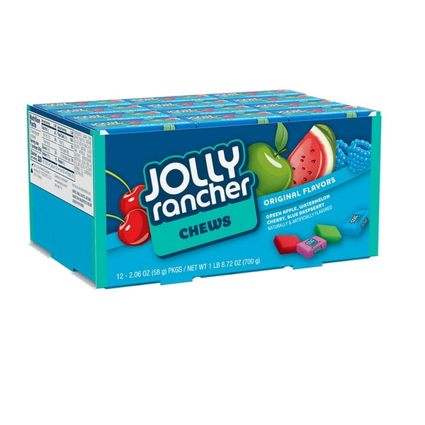 Jolly Rancher Fruit Chews, 2.05oz (Pack of 12)