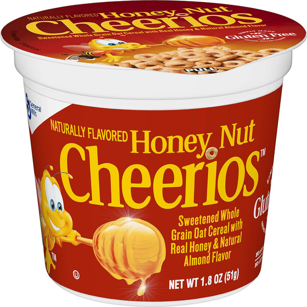 General Mills Cheerios Honey Nut, 1.80oz (Pack of 6)
