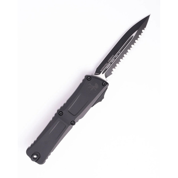 Microtech 1142-3T Combat Troodon Gen III D/E - Black Handle - Black Blade