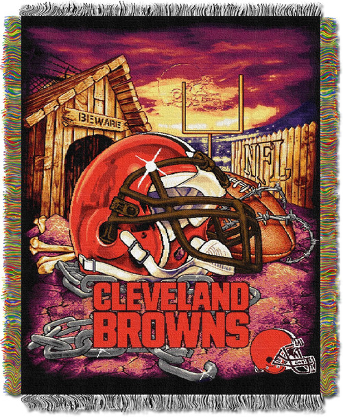 Browns OFFICIAL National Football League, "Home Field Advantage" 48"x 60" Woven Tapestry Throw by The Northwest Company Browns OFFICIAL National Football League, "Home Field Advantage" 48"x 60" Woven Tapestry Throw by The Northwest Company