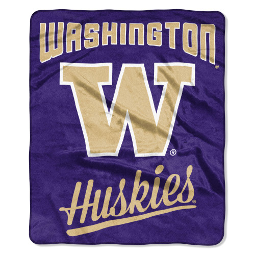 Washington OFFICIAL Collegiate, "Alumni" 50"x 60" Raschel Throw by The Northwest Company Washington OFFICIAL Collegiate, "Alumni" 50"x 60" Raschel Throw by The Northwest Company
