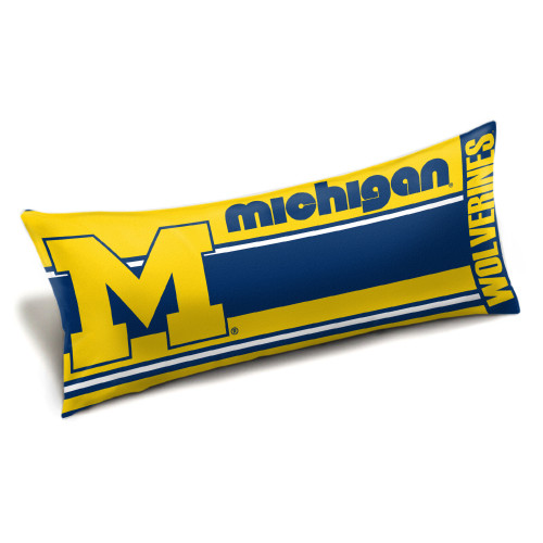 Michigan OFFICIAL Collegiate "Seal" Body Pillow Michigan OFFICIAL Collegiate "Seal" Body Pillow