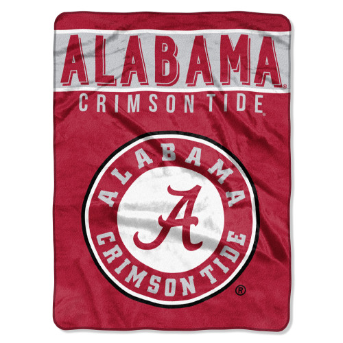 Alabama OFFICIAL Collegiate "Basic" Raschel Throw Alabama OFFICIAL Collegiate "Basic" Raschel Throw